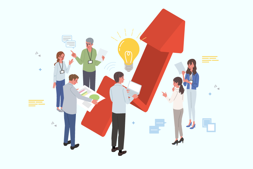 技術研修×ヒューマンスキル研修のイメージ