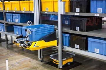 倉庫内自動仕分けシステムのイメージ