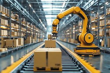 立体自動倉庫システムのイメージ